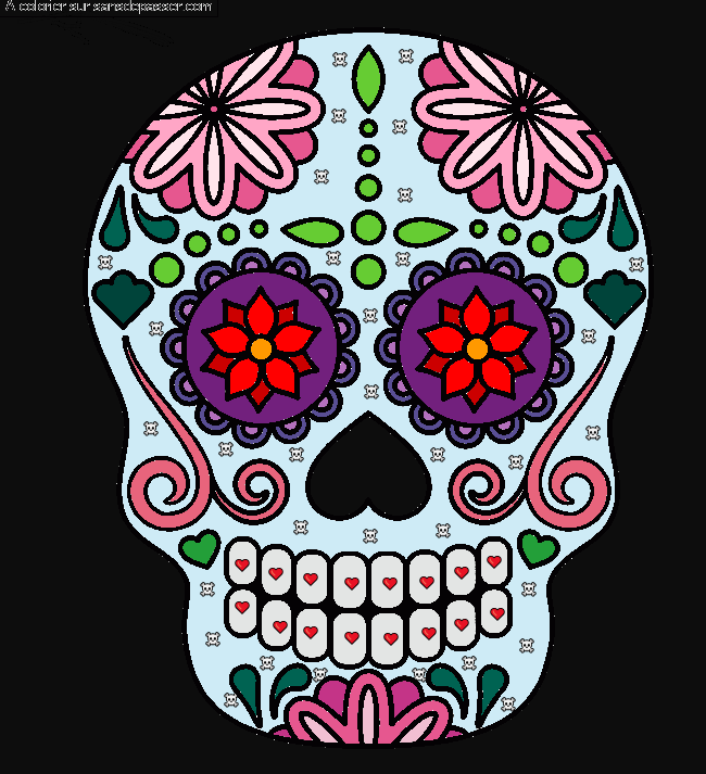 Squelette mexicain par un invit&eacute;