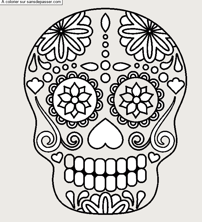 Squelette mexicain par un invit&eacute;