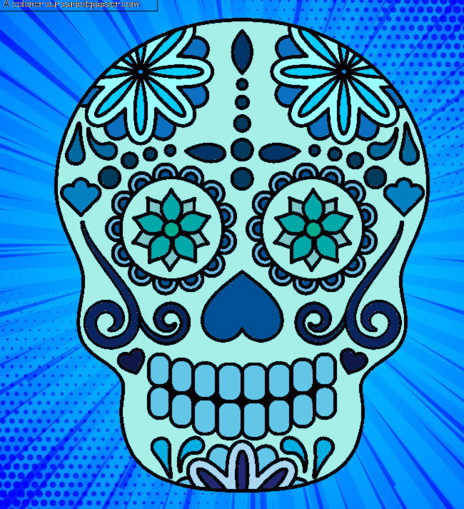 Squelette mexicain par un invit&eacute;
