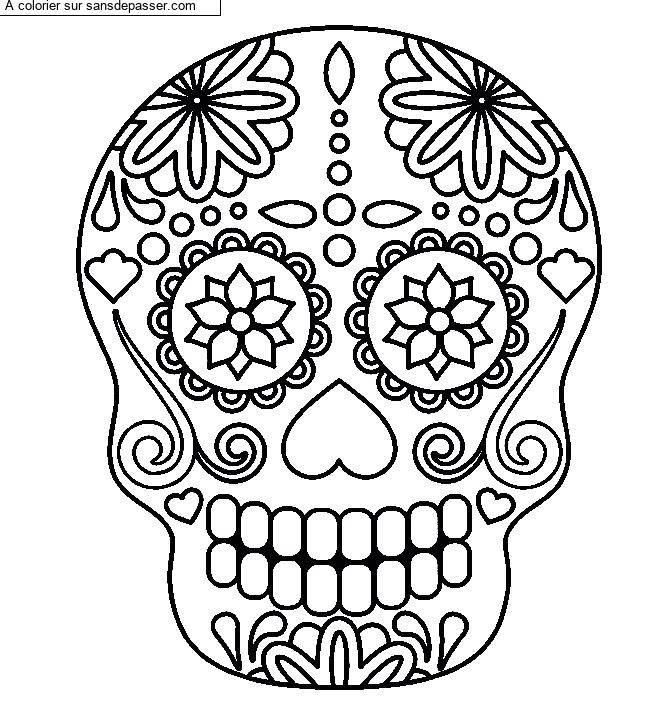Squelette mexicain par un invit&eacute;