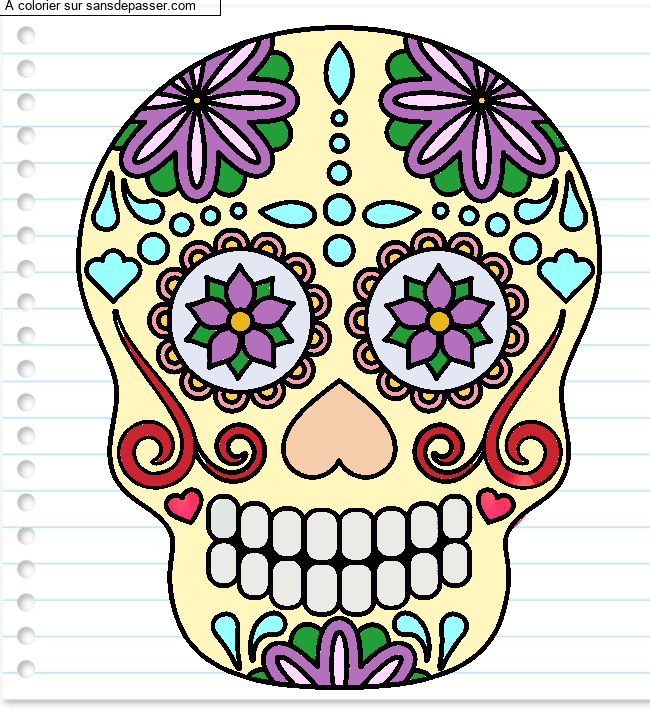 Squelette mexicain par Art&eacute;mis@_