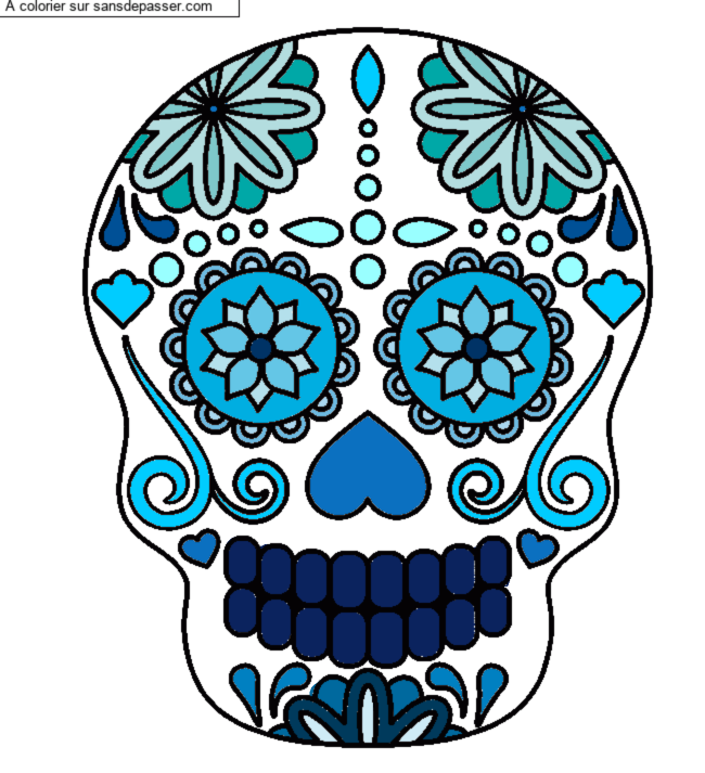 Squelette mexicain par un invit&eacute;