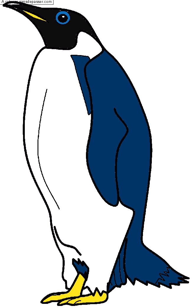 Pingouin qui se tient bien droit par Toile de Nilo