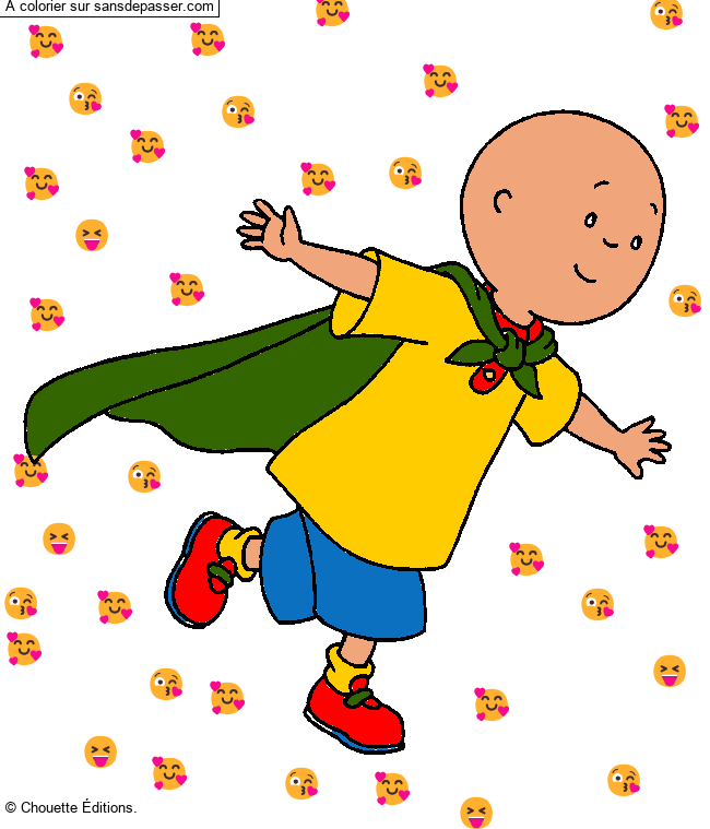 Caillou Super H&eacute;ros par mezut