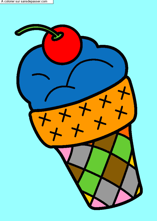 Glace &agrave; la cerise par luce
