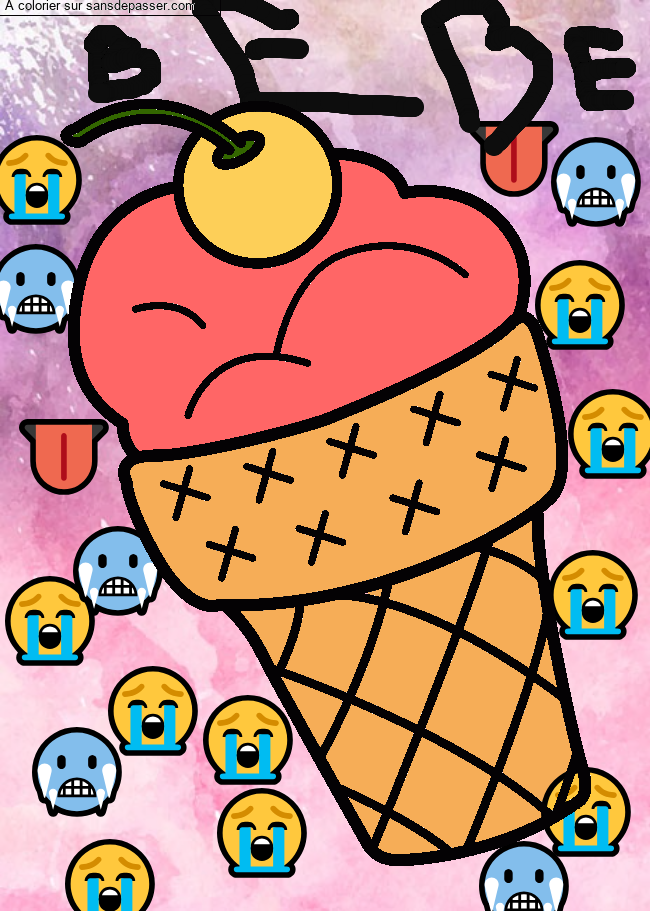 Glace &agrave; la cerise par miss queen