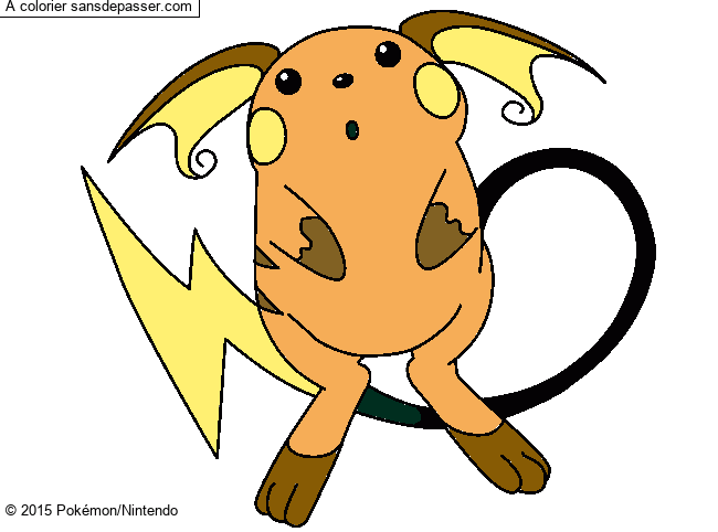 Coloriage Raichu