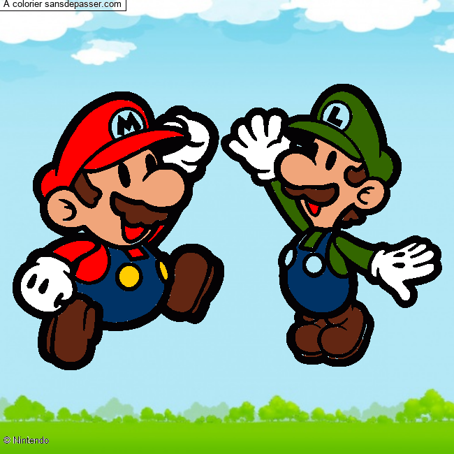 Mario et Luigi  par hpaml