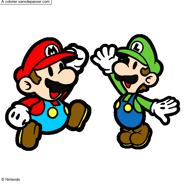 Mario et Luigi  par un invité