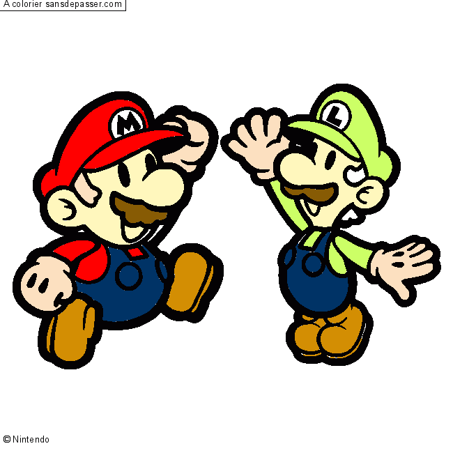 Mario et Luigi  par un invit&eacute;