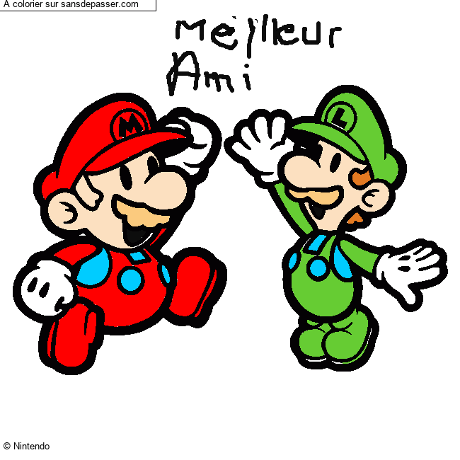 Mario et Luigi  par Lilounette