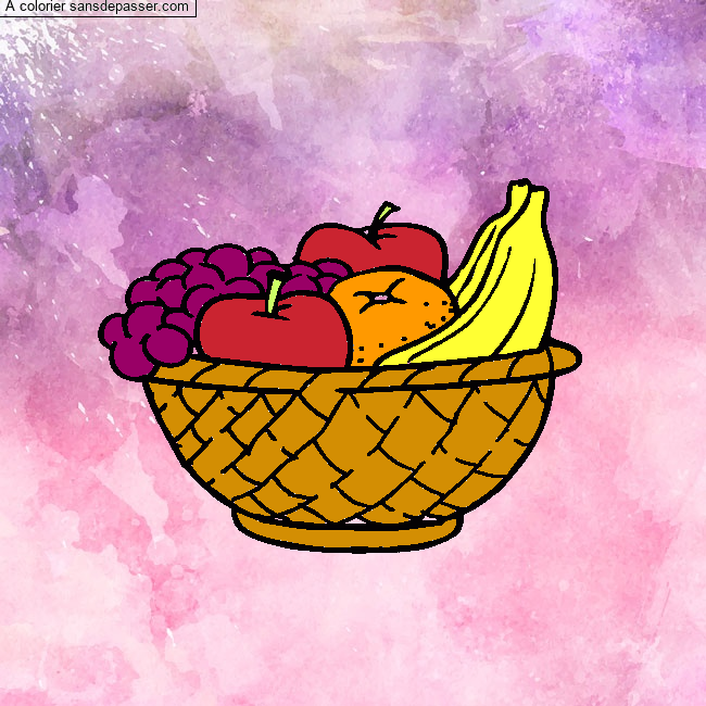 Corbeille de fruits par LUCIE