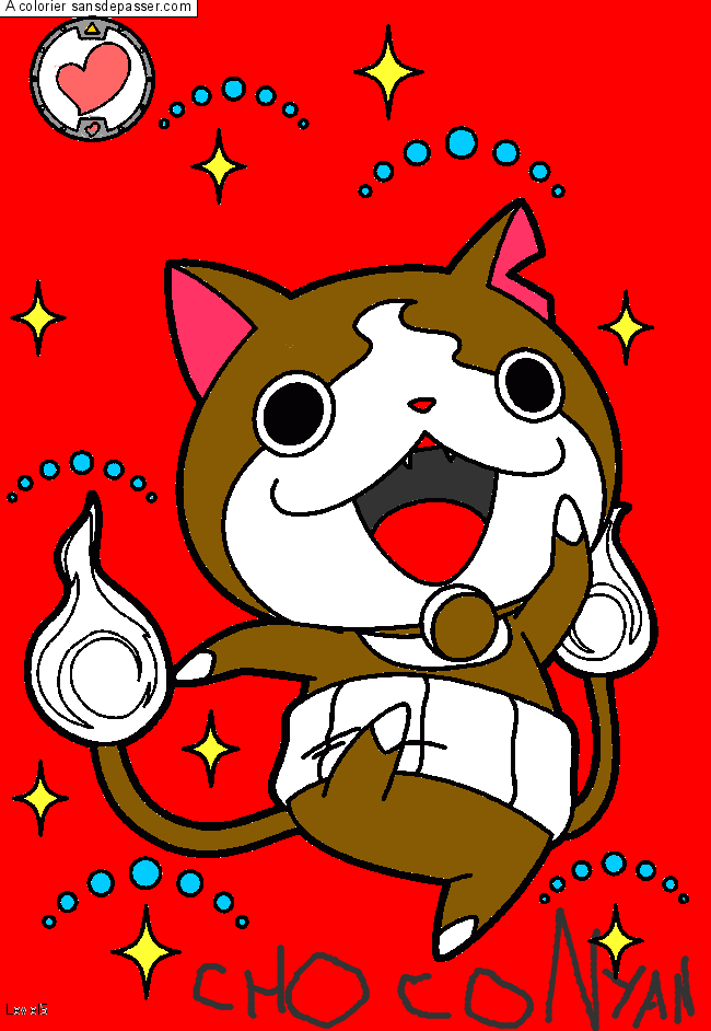Coloriage Jibanyan