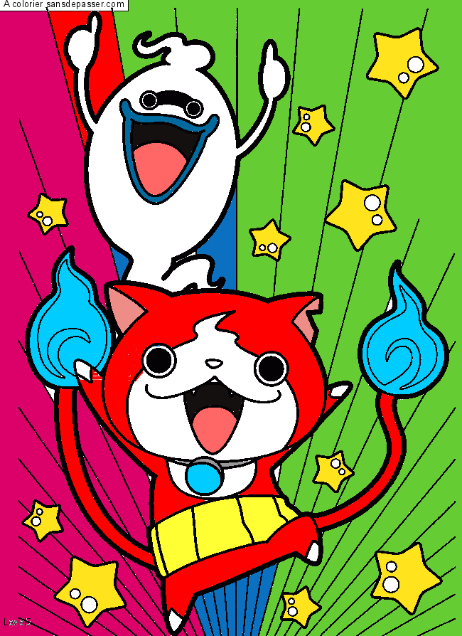 Whisper et Jibanyan par un invit&eacute;