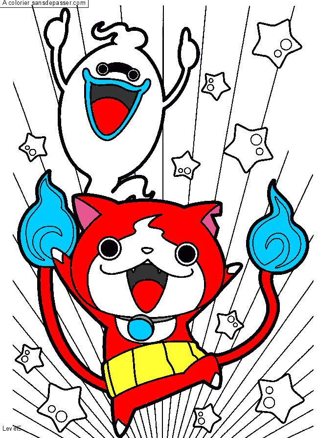 Whisper et Jibanyan par un invit&eacute;