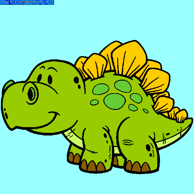 Coloriage Stegosaure