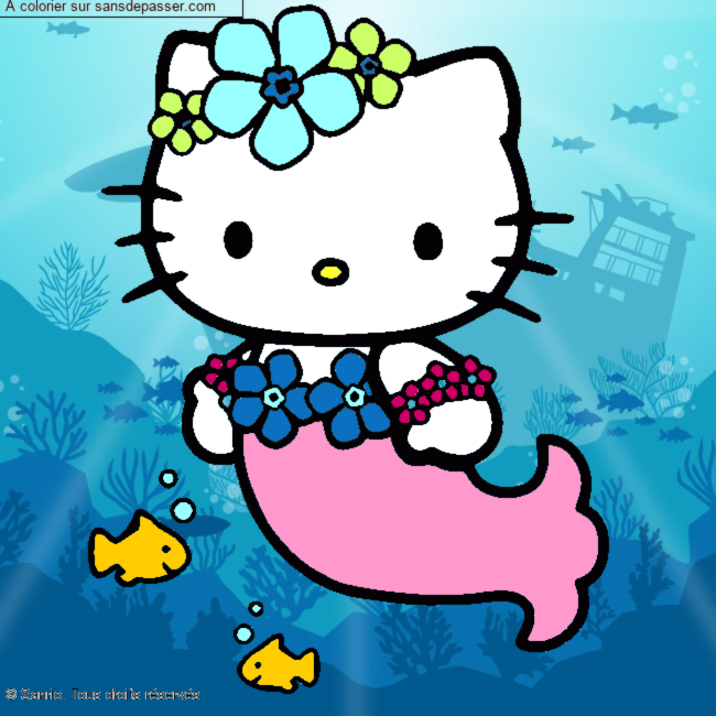 Hello Kitty Sir&egrave;ne par un invit&eacute;