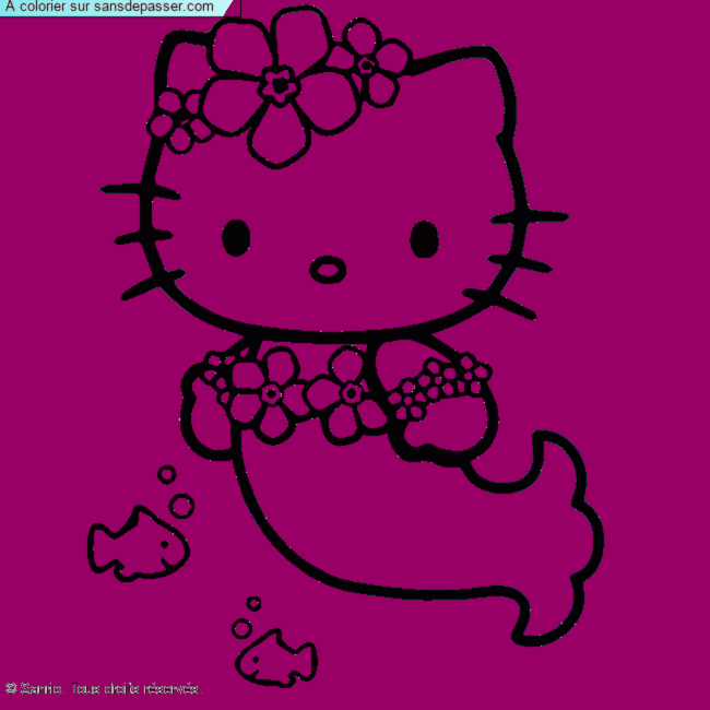 Hello Kitty Sir&egrave;ne par un invit&eacute;