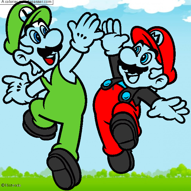 Mario et Luigi par Pakpak