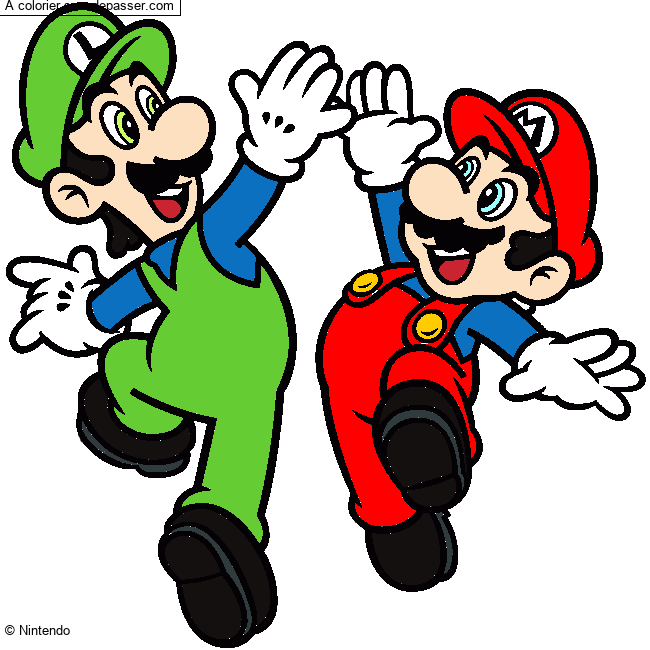 Mario et Luigi par un invité