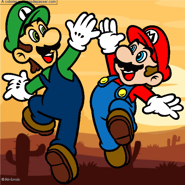 Mario et Luigi par un invit&eacute;