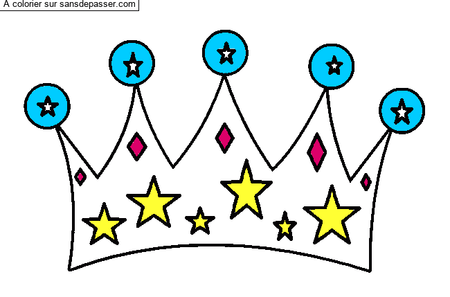 Couronne de princesse par un invit&eacute;
