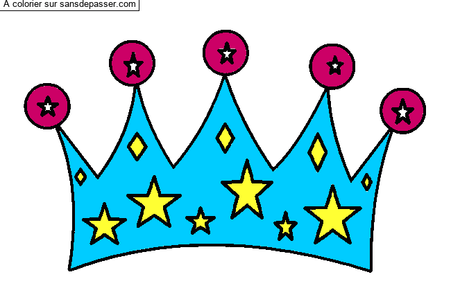 Couronne de princesse par un invit&eacute;
