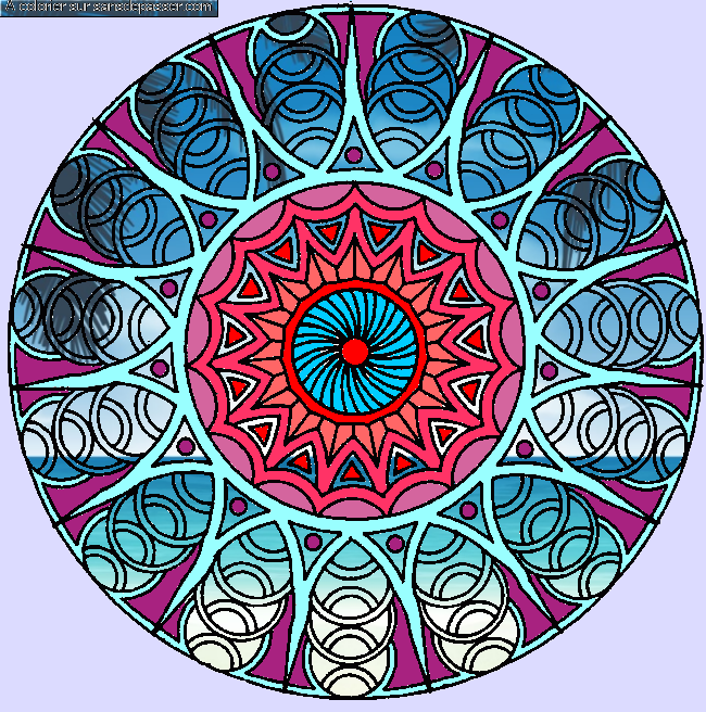 Mandala classique par un invit&eacute;