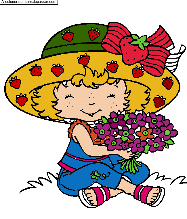 Charlotte aux fleurs par un invit&eacute;