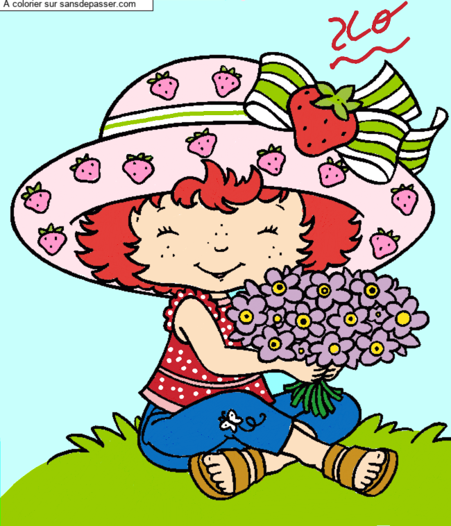 Charlotte aux fleurs par un invité