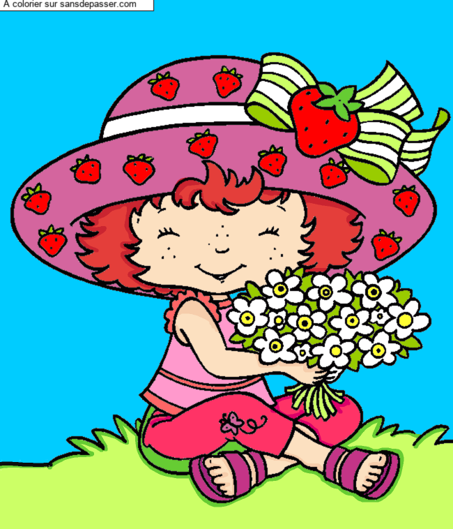 Charlotte aux fleurs par un invit&eacute;