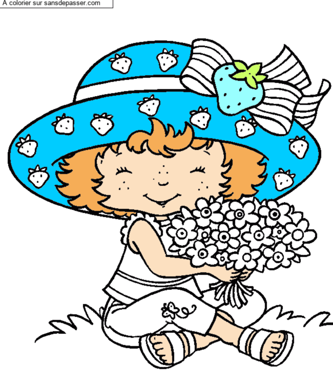 Charlotte aux fleurs par un invit&eacute;