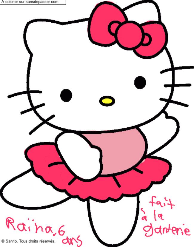 Hello Kitty danse par un invit&eacute;