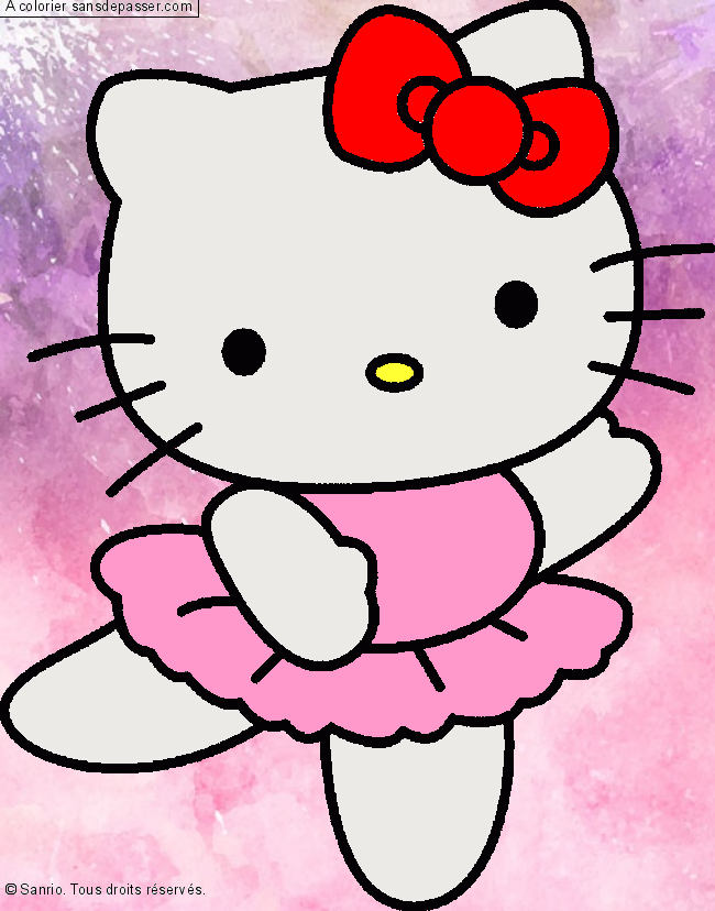 Hello Kitty danse par un invit&eacute;