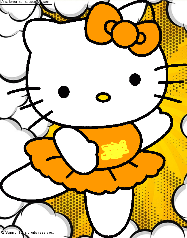 Hello Kitty danse par un invit&eacute;