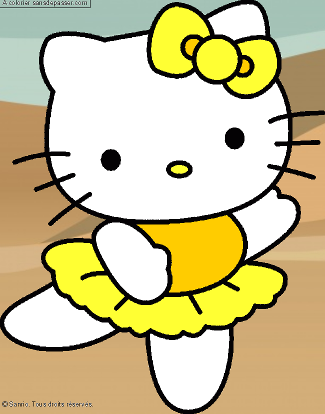Hello Kitty danse par un invit&eacute;