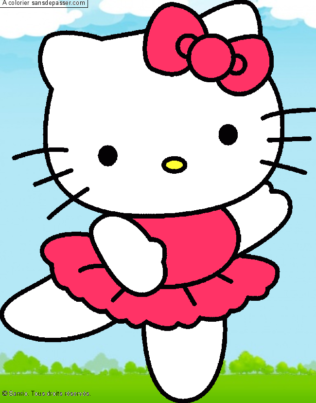 Hello Kitty danse par isabelle