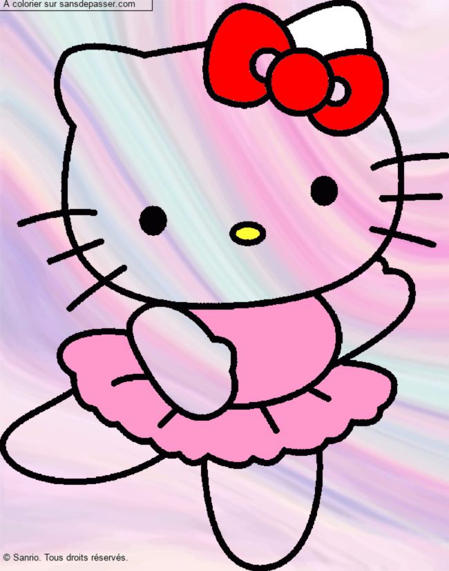 Hello Kitty danse par un invit&eacute;