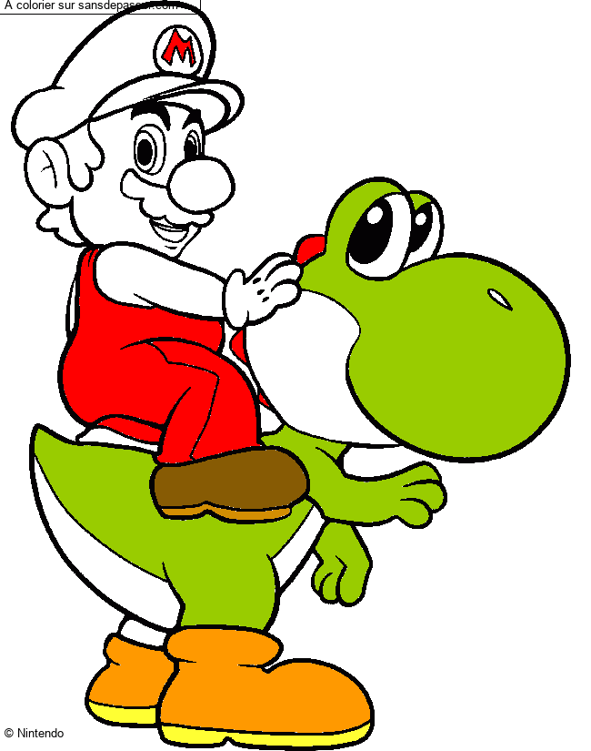 Mario et Yoshi par un invit&eacute;