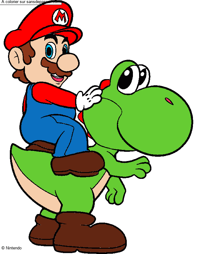 Mario et Yoshi par Matti et Mah&eacute;