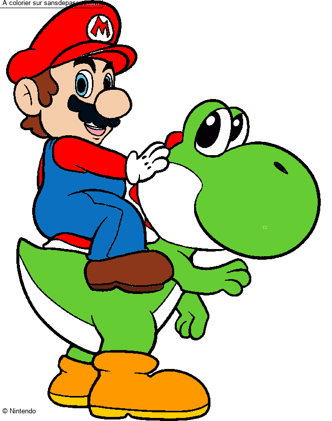 Mario et Yoshi par un invité