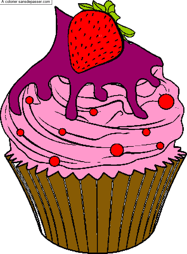 Cupcake &agrave; la cr&egrave;me par Gabi