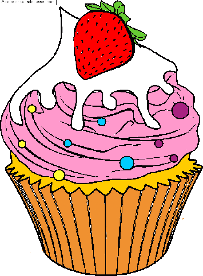 Cupcake &agrave; la cr&egrave;me par deydey97