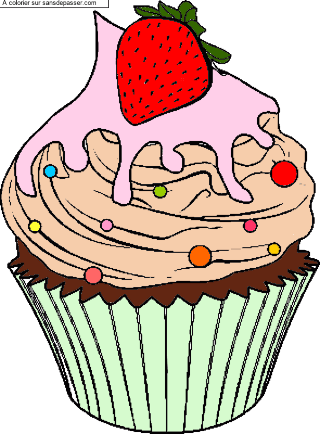 Cupcake &agrave; la cr&egrave;me par un invit&eacute;