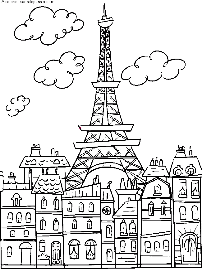 Coloriage Paris