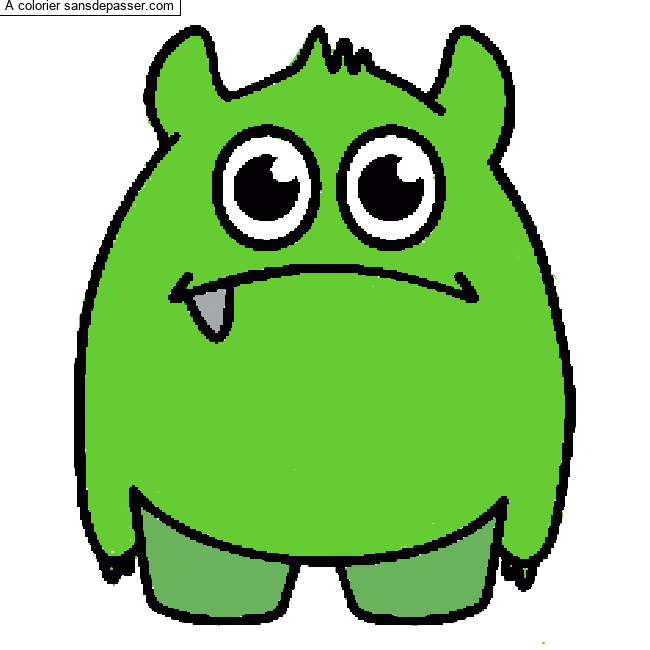 Petit monstre gentil par un invit&eacute;