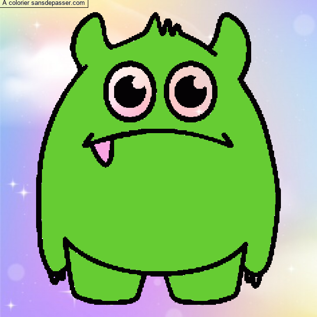 Petit monstre gentil par un invit&eacute;