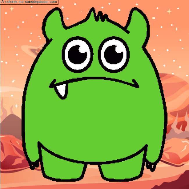Petit monstre gentil par Iris