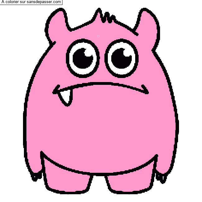 Petit monstre gentil par un invit&eacute;