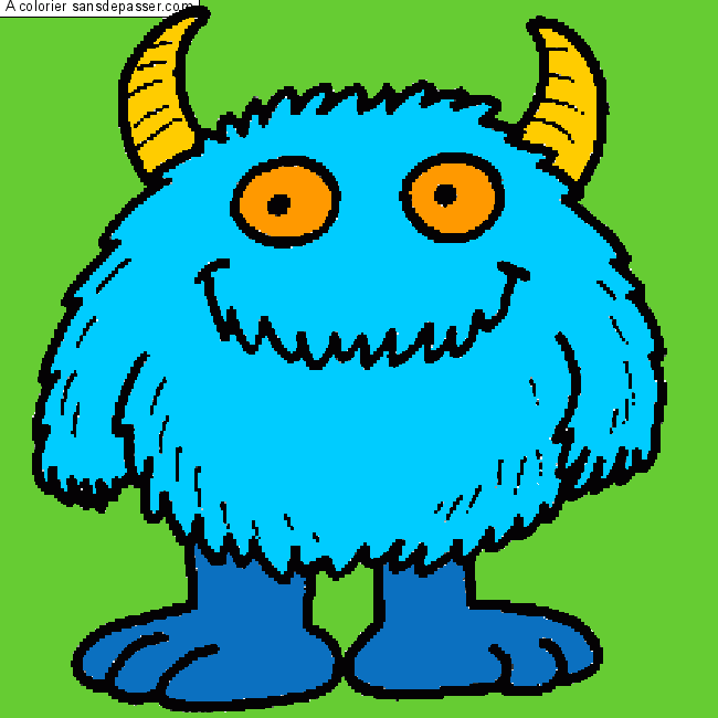 Petit monstre poilu par loowize